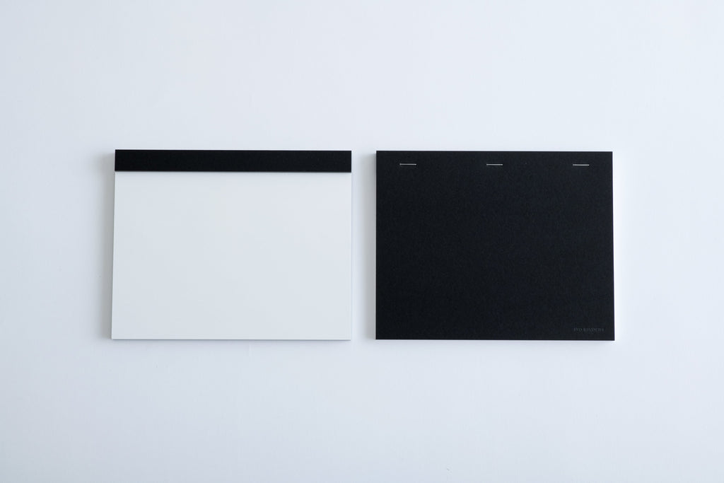 ITO BINDERY | ドローイングパッド A5 ブラックマウント ホワイト