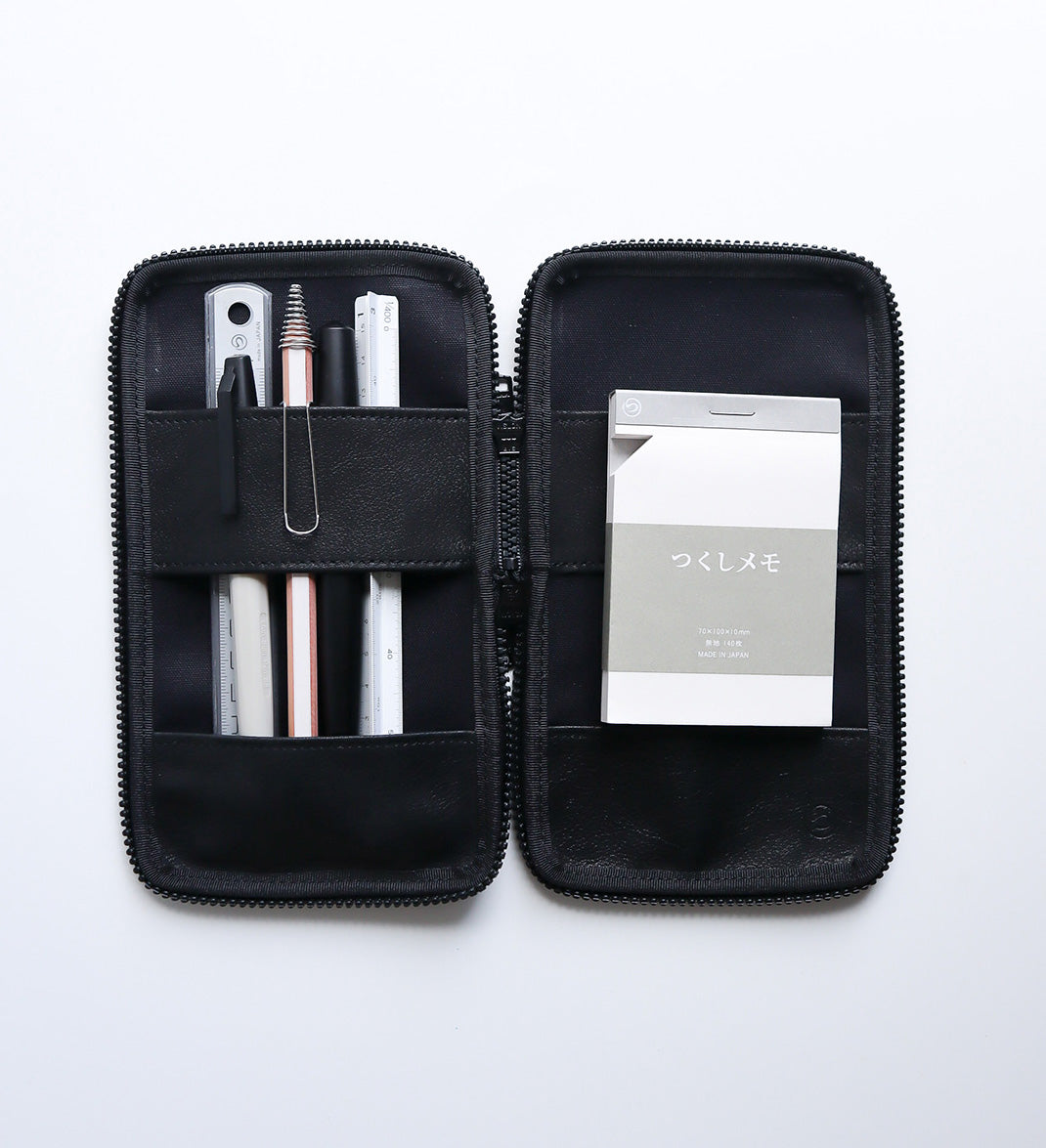 つくし文具店｜つくしペンケース 革／茶 – TAG STATIONERY
