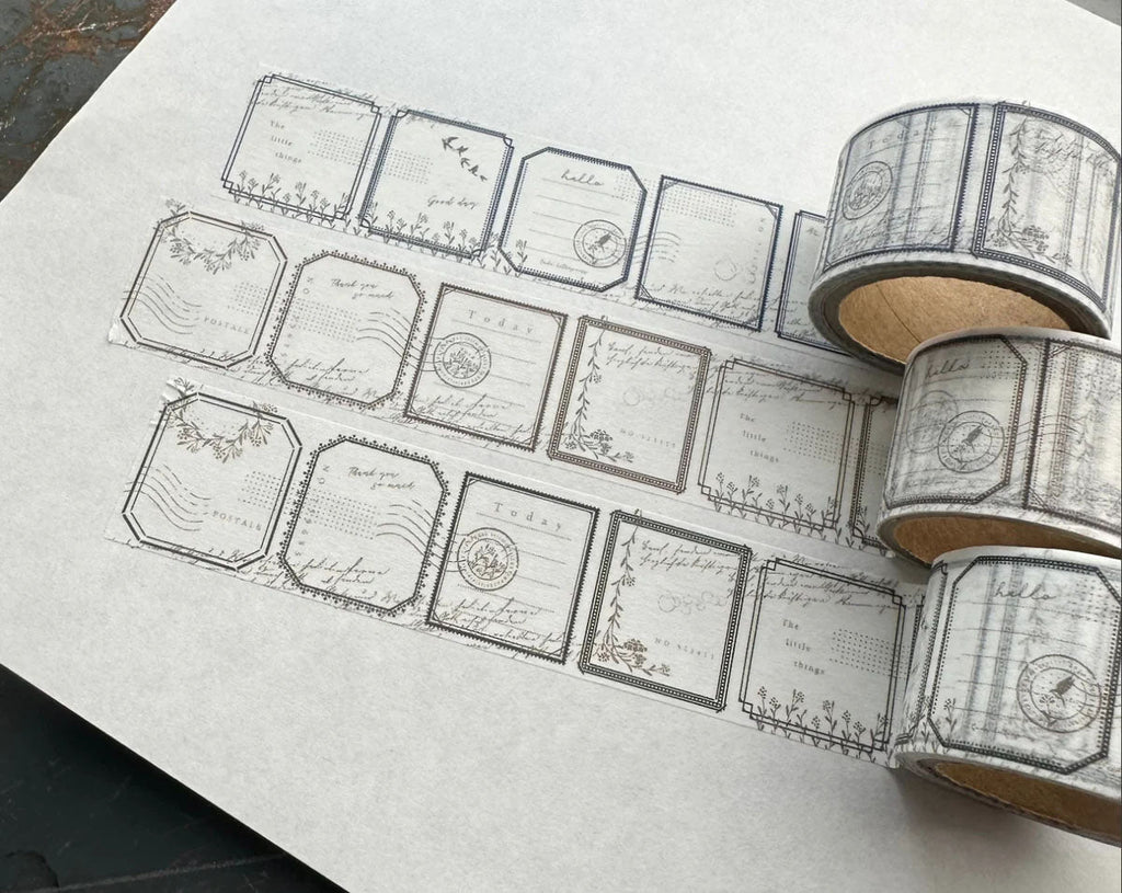 OEDA LETTERPRESS｜Masking tape[ MT019/ Mellow(darkblue)]