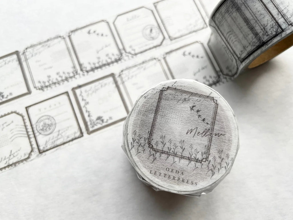 OEDA LETTERPRESS｜Masking tape[ MT020/ Mellow(brown)]