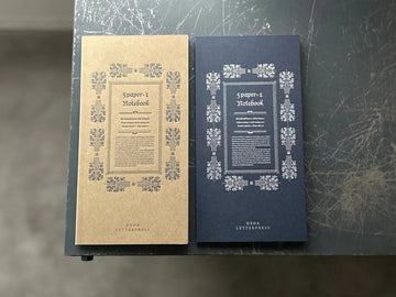 OEDA LETTERPRESS｜5paper notebook【NB004/Darkblue】