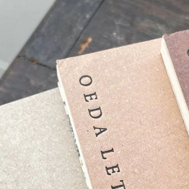 OEDA LETTERPRESS｜Mini Two color paper notebook【MiNB002/craft】