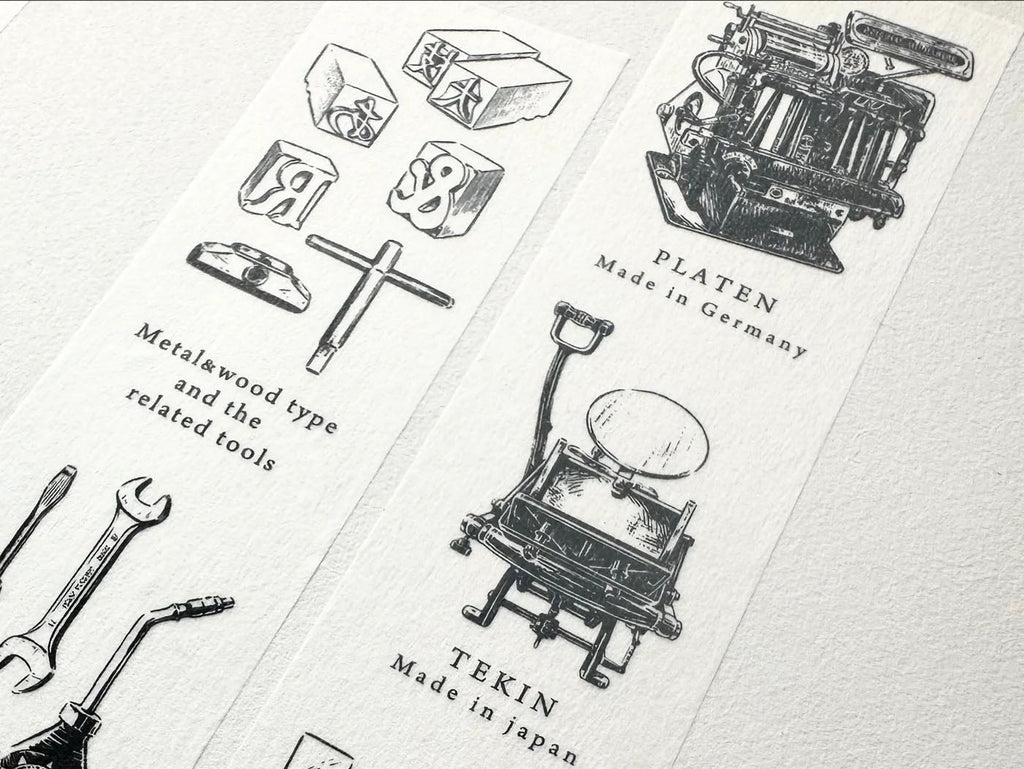 OEDA LETTERPRESS｜Masking tape[ MT023/ LETTERPRESS]