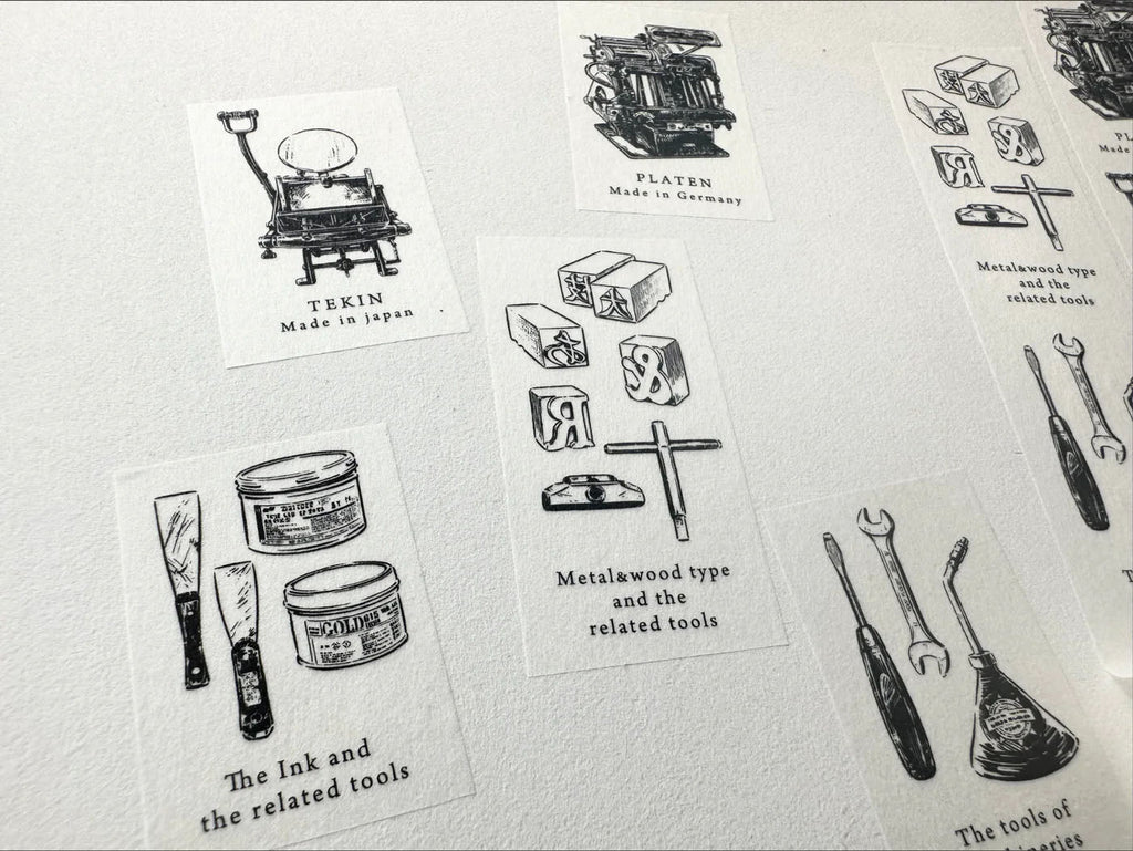 OEDA LETTERPRESS｜Masking tape[ MT023/ LETTERPRESS]