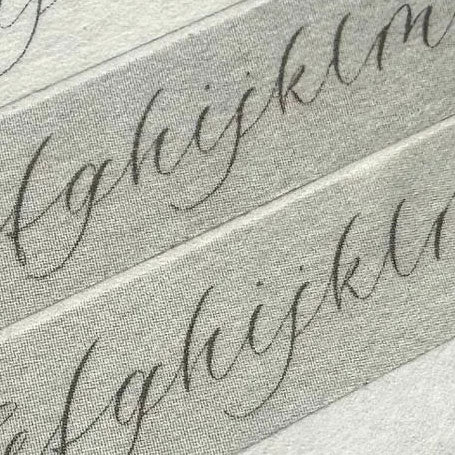 OEDA LETTERPRESS｜Masking tape[ MT024/ Alphabet gray]