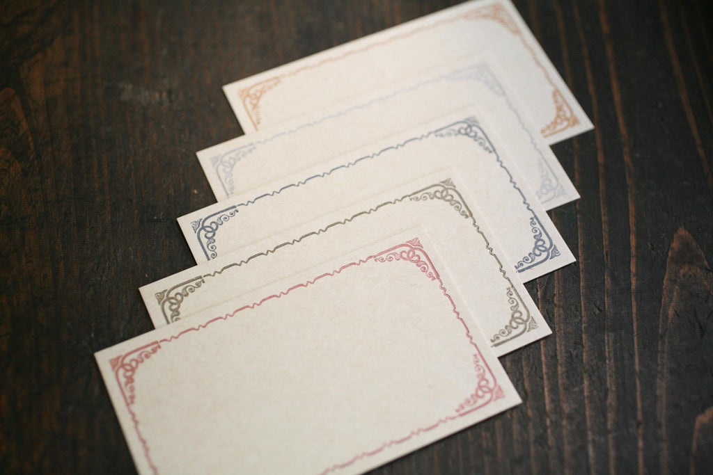 KOHUNKAN | 装飾活字ミニメッセージカード all Antique -31-