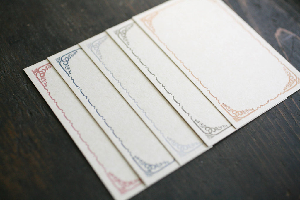 KOHUNKAN | 装飾活字ミニメッセージカード all Antique -31-