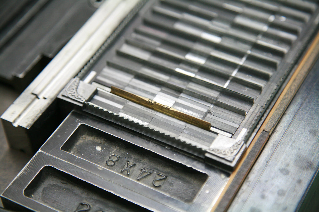 KOHUNKAN | 装飾活字Mini Stationery Paper all Antique-51- 【グレージュ】