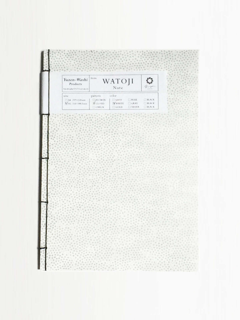 ginger | 和綴じノート A5 CLOUD-White 1【TAG STATIONERY STORE】