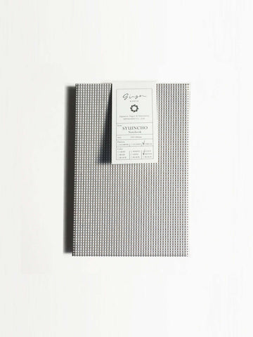 ginger | 朱印帖 CHECK-Silver 2【TAG STATIONERY STORE】