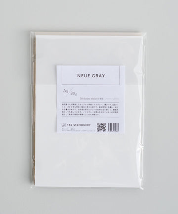 TAG STATIONERY | NEUE GRAY ルーズシート A5 50枚入り【TAG STATIONERY STORE】