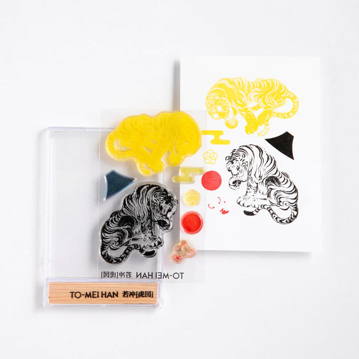 TO-MEI HAN｜クリアスタンプ 若冲［虎図］【TAG STATIONERY】