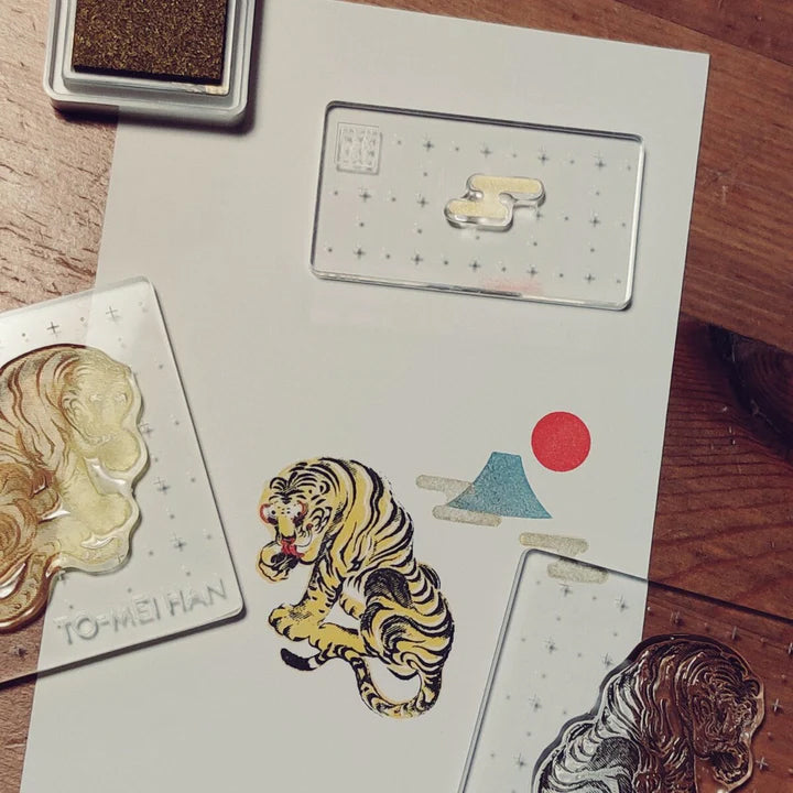 TO-MEI HAN｜クリアスタンプ 若冲［虎図］【TAG STATIONERY】