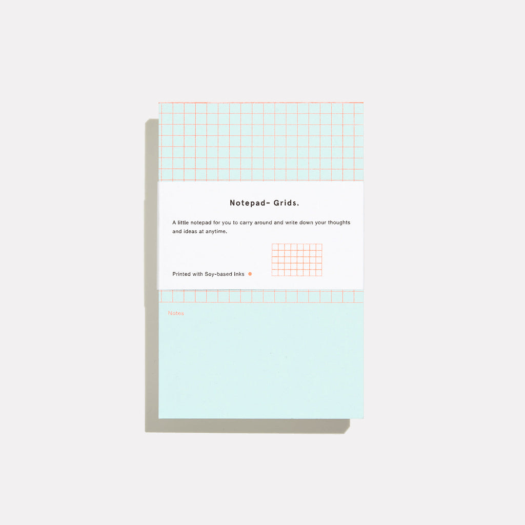 Before Breakfast | Mini Notepad (Grids)【TAG STATIONERY STORE】