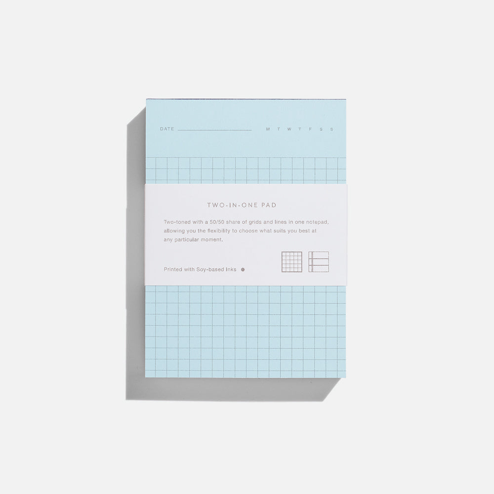 Before Breakfast | Two-in-One Pad (Blue + Green)【TAG STATIONERY STORE】