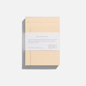 Before Breakfast | Two-in-One Pad (Brown + Cream)【TAG STATIONERY STORE】